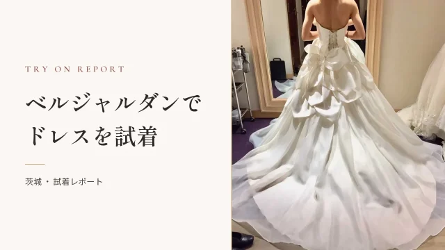 BELLE JARDIN（ベルジャルダン）でのドレスの試着体験談